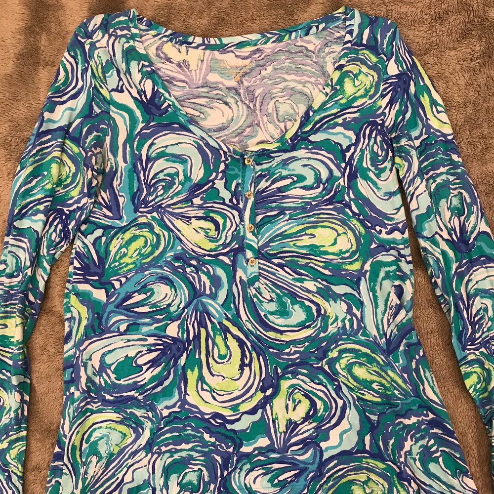 GUC Lilly Pulitzer Sorella Oh Shucks Top